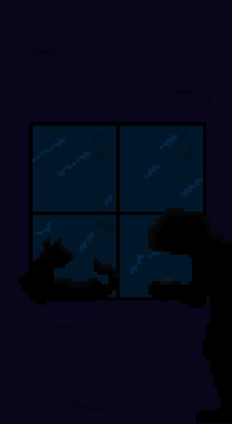 sad night pixel art Night Pixel Art, Lofi Gif, Black Pixel, Rain Wallpaper, Pixel Gif, Rain Wallpapers, Pixel Animation, Night Gif, Cool Wallpapers Cartoon