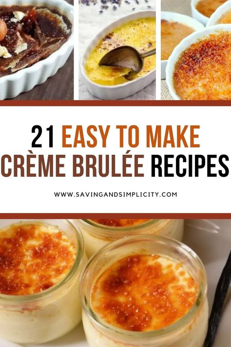 Pumpkin Cream Brulee Recipe, Creme Brulee Oatmeal, Gingerbread Creme Brulee, Creme Brulee Recipes, Cream Brulee Recipe, Chocolate Creme Brulee Recipe, Creme Brulee Ice Cream, Best Creme Brulee Recipe, Coffee Custard