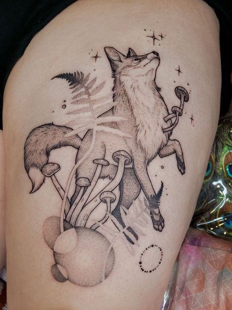 Mushrooms Tattoo, Mushroom Tattoo, Mushroom Tattoos, Fox Tattoo, Onyx, Fox, Tattoos, Instagram