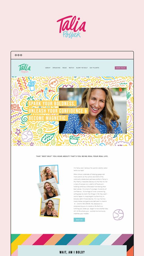 Bright Website Design Inspiration, Retro Aesthetic Website Design, Fun Website Design Inspiration, Colorful Website Design Web Layout, Bright Website Design, Craft Website Design, Teacher Website Design, Website Ideas Inspiration, Fun Web Design