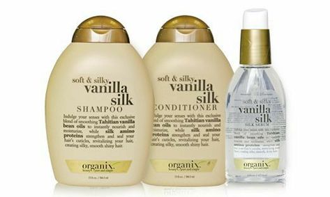 Vanilla Shampoo, Ogx Shampoo, Ogx Hair Products, Vanilla Beans, Shower Skin Care, Vanilla Scent, Bath And Body Care, Silk Hair, Body Skin Care Routine