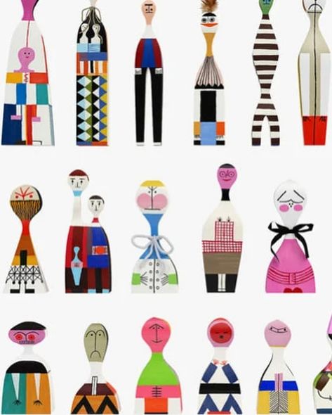 Today I was reminded of this incredible 2018 collection from @akrisofficial inspired by Alexander Girard …. I can’t believe I still don’t have these dolls. @george_wu_ , my bday is coming in december 😂🤪 (Malika) Alexander Girard, My Bday, Wooden Dolls, Alexander, I Can, The Incredibles, Dolls, Art