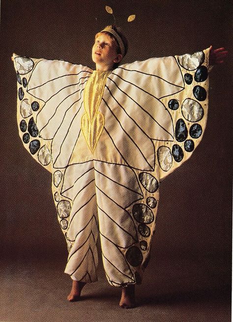 Funny-Vintage-Costumes-Book-Jane-Ashers Vintage Inspired Costumes, Vintage Bird Costume, Vintage Butterfly Costume, Vintage Moth Costume, Moth Costume Women, Trippy Costume, Womens Butterfly Costume, Moth Costume Diy, Moth Cape