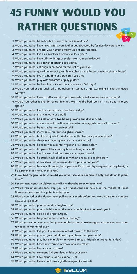 Sleepover Would You Rather, Most Likely Too Questions Friends, Who Would Rather Questions Friends, Conversation Starters Friendship, Funny Dating Questions, Funny Getting To Know You Questions, Friendship Questions Game Funny, Would You Rather Funny, Would You Rather Questions For Work