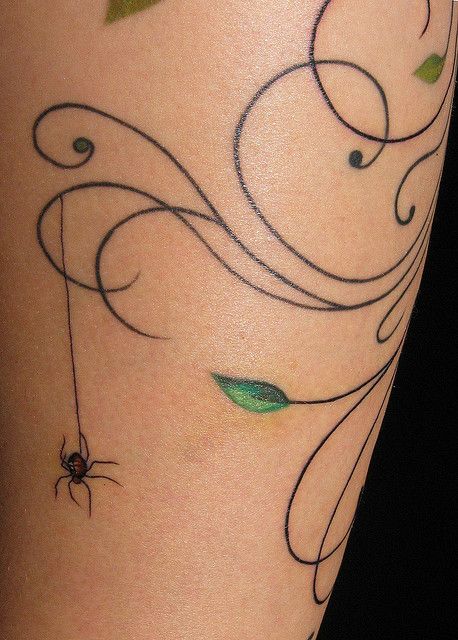 Dangling spider Pink Spider Tattoo, Spider Hanging Tattoo, Delicate Spider Tattoo, Cute Spider Tattoo, Dangling Spider Tattoo, Spider Tattoo Hanging From Web, Goth Spider Tattoo, Reference Tattoo, Lovely Tattoo