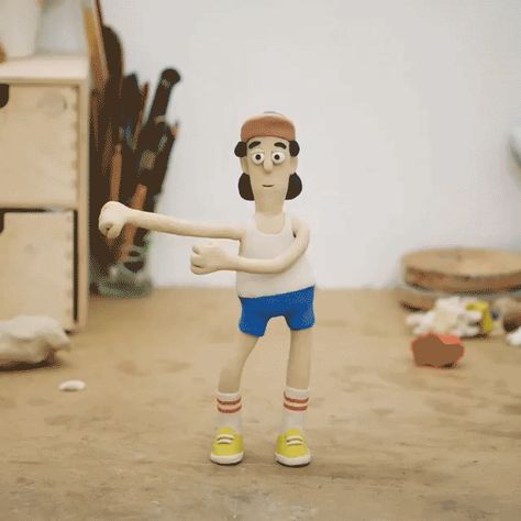 Clay Animation, Animation Stop Motion, Colossal Art, Motion Design Animation, Performance Artist, Character Design Animation, Animation Design, Clay Dolls, 3d Characters