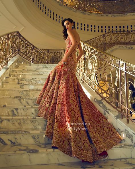 💗✨💃🏻 Drooling over this new collection with a bridal jacket 😍 love the idea of a bridal trail.| Red lehenga inspiration | Modern Lehnegas | Indian bridal Fashion | Bridal Trousseau | Bridal couture | Bridal outfit inspiration | Bridal swag | Reception outfit ideas | Red lehenga with intricate embroidery | Outfit by Faraz Manan | Featured on WittyVows | Indian Bridal Reception Outfit, Faraz Manan, Reception Outfit, Heavy Dresses, Bridal Jacket, Formal Wear Dresses, Red Lehenga, Wedding Clothes, Indian Bridal Fashion