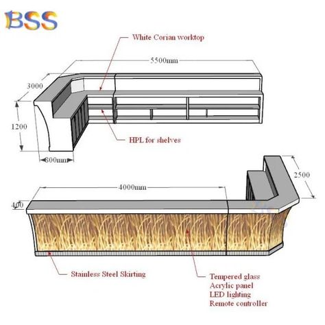 Modern Cafe Bar, Cafe Bar Counter, Sport Bar Design, Restaurant Seating Design, Bar Counter Design, Cafe Counter, Bakery Design Interior, Design Cafe, Coffee Bar Design