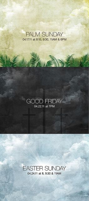 Palm Sunday, Good Friday, Easter (Series Art) by carrie lee grant, via Flickr Palm Sunday Quotes, Good Friday Easter, Happy Palm Sunday, Lee Grant, Easter Service, Resurrection Day, Resurrection Sunday, Sermon Series, Sunday Quotes