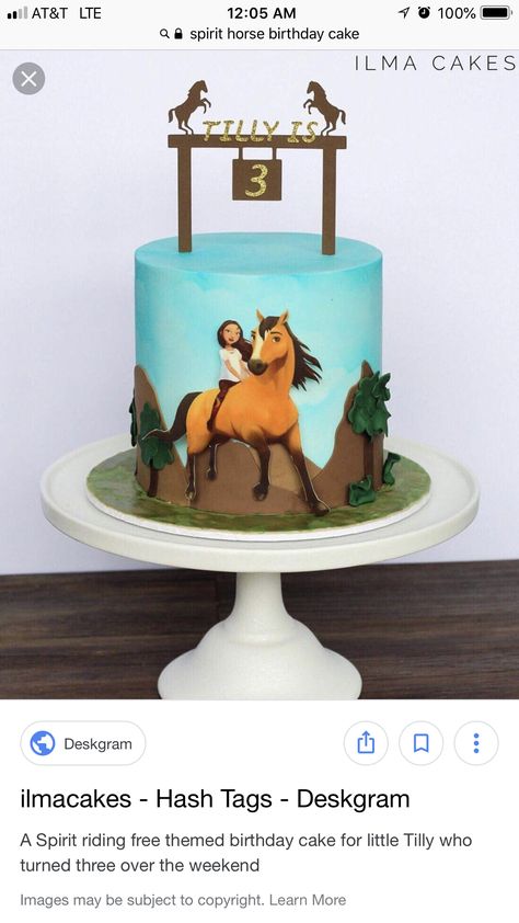 Spirit Birthday Cake, Horse Theme Birthday Party, Spirit Birthday, Country Birthday Party, Horse Birthday Cake, Unicorn Desserts, Horse Birthday Parties, Country Birthday, Frozen Birthday Cake