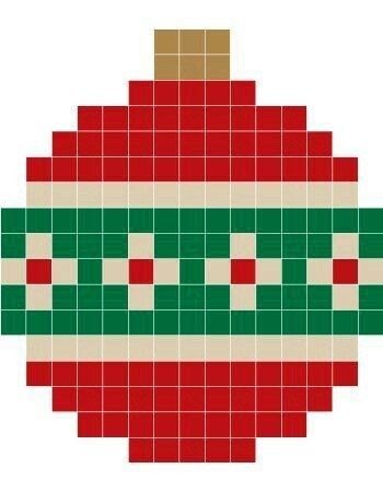 Hama Beads Christmas Pattern, Hama Christmas Pattern, Christmas Hama Beads Pattern, Perleplader Ideas Jul, Perler Beads Designs Pattern, Christmas Hama Beads, Perler Bead Ornaments Pattern, Perler Beads Christmas, Christmas Perler Bead Patterns