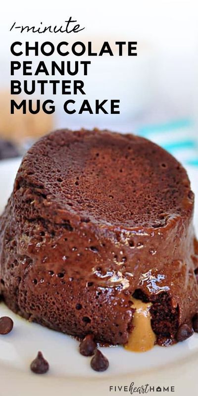 Reese’s Mug Cake, Peanut Butter Mug Brownie, 30 Minute Desserts Easy Recipes, Quick Desserts For Two, Peanut Butter Desserts Easy Simple, Dessert For One Easy, Quick Microwave Snacks, Chocolate And Peanut Butter Cake, Quick And Easy Desserts For One