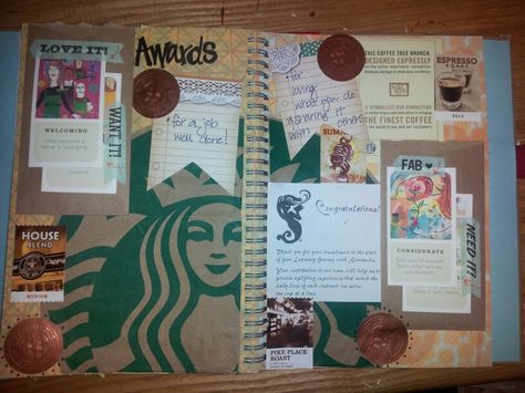 Starbucks page 2 Starbucks Journal, Ideas For Project, Coffee Tree, House Blend, Creative Things, Starbucks Coffee, Tree Designs, Art Journaling, Art Journal