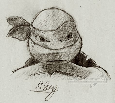 TMNT 2012 - Mikey practice by Angi-Shy on DeviantArt-  --- this person has mad skills Raph Tmnt 2012, Leo And Raph, Donnie And Mikey, Tyranitar Pokemon, Raph Tmnt, Ninja Turtle Drawing, Turtle Sketch, Turtle Drawing, Spiderman Art Sketch