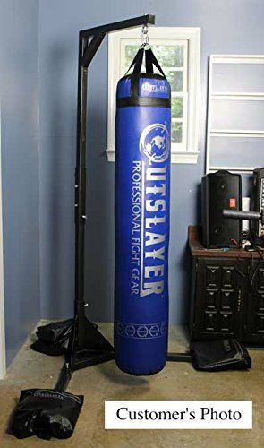 AmazonSmile : Muay Thai Heavy Bag Stand 350lbs Capacity. Heavy Duty Punching Bag Stand with 4 Sand Bags : Punching Bag Hangers : Sports & Outdoors Heavy Bag Mount, Boxing Bag Stand, Punching Bag Stand, Heavy Bag Stand, Bag Hangers, Freestanding Punching Bag, Home Gym Set, Boxing Bag, Diy Gym