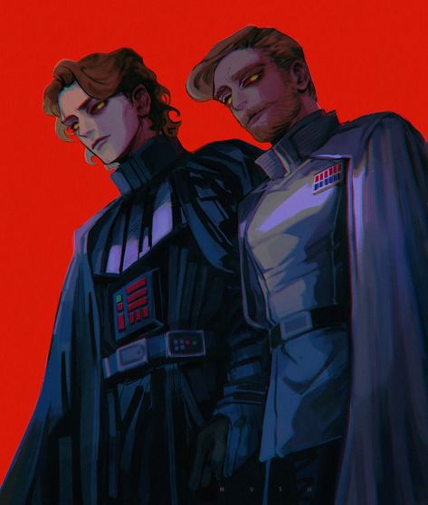 Anakin Fanart, Star Wars Alternate Universe, Ben Kenobi, Anakin Vader, Star Wars Obi Wan, Star Wars Sith, Star Wars Anakin, Star Wars Drawings, Star Wars Empire