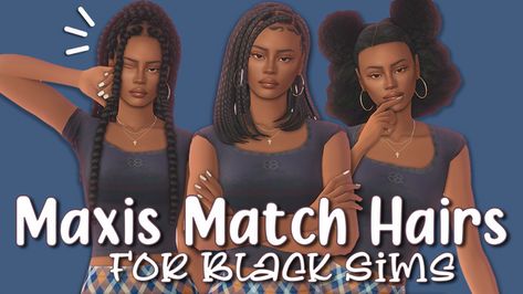 Sims 4 Maxis Black Hair, Sims 4 Black Maxis Match, Sims 4 Mm Black Hair, Black Maxis Match Hair, Black Female Sims 4 Cc, Sims 4 Cc Maxis Match Hair Black, Maxis Match Black Hair Cc, Black Maxis Match Cc, Sims 4 Hair Cc Black Female Maxis Match