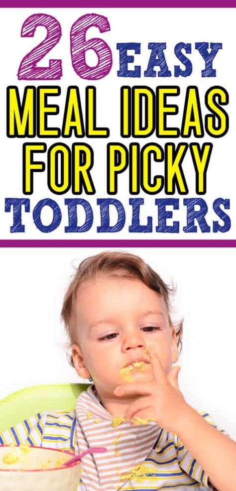 what to feed a picky toddler - toddler food ideas for those hard to feed kiddos! If toddler is a picky eater, you will want to save this list of toddler meals. (Also includes a list of ideas for lunch at daycare!) #toddler #momlife #kids Toddlers Food Ideas, Picky Baby Food Ideas, Lunch For Picky Toddlers, Food Ideas For Picky Toddlers, Meal Ideas For Picky Toddlers, Toddler Foods For Picky Eaters, Meals For Toddlers Picky Eaters, Easy Toddler Meals For Picky Eaters, Foods For Picky Toddlers