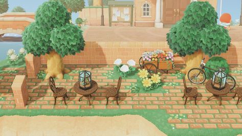 Cottagecore Ideas, Acnh Cottagecore, Japanese Countryside, Big Boned, Animal Crossing 3ds, Qr Codes Animal Crossing, New Animal Crossing, Animal Crossing Game, Island Design