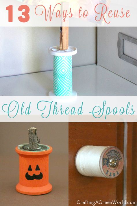 REDUCE, REUSE....... I need to do something with the spools of thread I've been throwing away..... (not the best ideas, but ideas) Small Wood Spool Ideas, Wooden Thread Spools Ideas, Crafts With Thread Spools, Vintage Thread Spools Ideas, Plastic Spools Repurposed, Plastic Thread Spool Crafts, Small Spool Ideas, Wood Thread Spool Ideas, Wood Spool Ideas Diy Projects