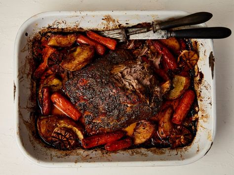 Roast In Slow Cooker, Blade Roast, Ottolenghi Recipes, Sauteed Cabbage, Slow Cooked Lamb, Lamb Shoulder, How To Cook Beef, Crockpot Recipes Beef, Yotam Ottolenghi