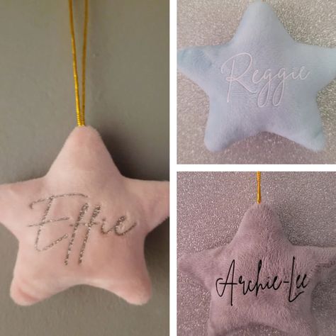 🌟✨ Add a touch of magic to your tree this year with our personalised plush star! adorable ornament brings warmth and charm to your tree Perfect for gifting or treating yourself! 🎄 Now available = save 10% on your first website order https://craft-teecows.co.uk/products/personalised-christmas-star-tree-decorationHolidayDecor #PersonalizedGifts #PlushStar #craftteecows #Christmas #christmas #christmasgifts #christmas2024 #christmasdecor #christmasdecorations #christmastree #christmas... Christmas Starters, Kids Christmas Tree, Personalised Christmas Tree Decorations, Christmas Trees For Kids, Christmas Hair Accessories, Star Christmas, Uk Products, Christmas Tree Decoration, Christmas Star