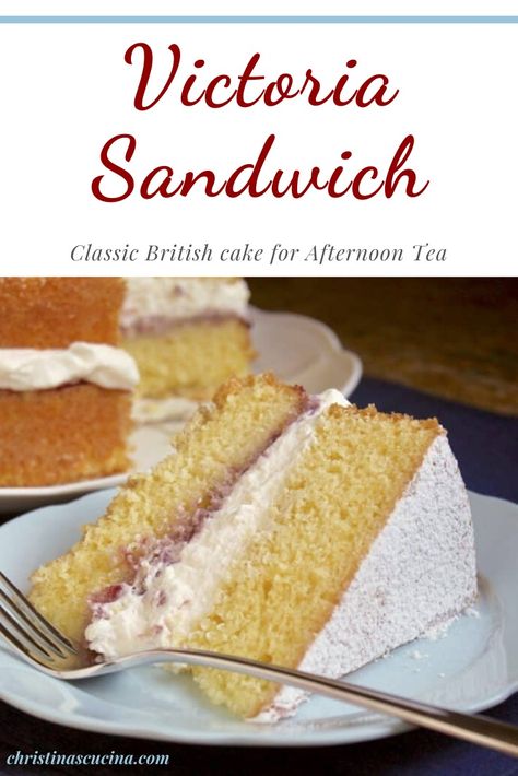 Victorian Sponge Cake Recipe, Victoria Sponge Cake Recipe, Afternoon Tea Cake, Victoria Sandwich, British Cake, British Foods, Baking Conversions, British Cooking, Afternoon Tea Cakes