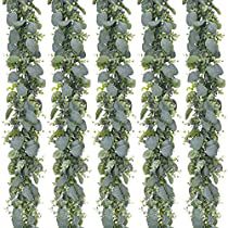 Wedding Mantle, Silver Garland, Artificial Eucalyptus Garland, Dollar Eucalyptus, Feuille Eucalyptus, Artificial Eucalyptus, Artificial Plants Outdoor, Swag Wreath, Green Garland