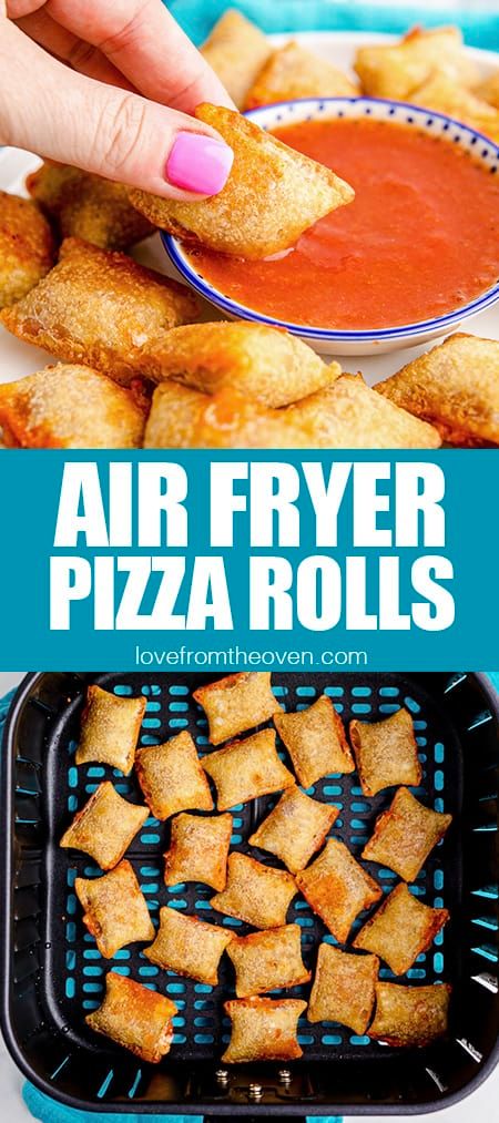 Snacks In The Air Fryer, Air Fryer Pizza Rolls, Pizza Rolls Recipe, Frozen Snacks, Air Fryer Pizza, Pizza Roll Recipe, Pizza Snacks, Cooking Pizza, Perfect Pizza