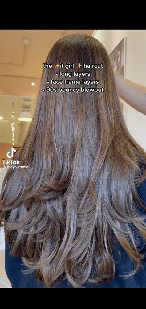 Layers For Heavy Hair, 90s Layered Haircut Brunette, Soft Hair Layers, Layers On Fine Long Hair, Round Layers Vs Regular Layers, Short Layers On Long Hair Straight, Lots Of Layers Long Hair Straight, Long Layers With Dimension, Flowy Layers Haircut