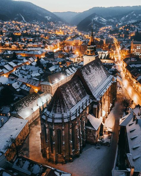 Which photo of Brasov, Romania is your favorite, 1-2-3-4-5-6-7-8-9 or 10? ❤ 🇷🇴 Congratulations 🎆 1. @travellingdelilah 2. @photoserbia 3.… Brasov Romania, Romania Travel, Black Church, Brasov, Macedonia, Eastern Europe, Albania, Images Gif, Slovenia