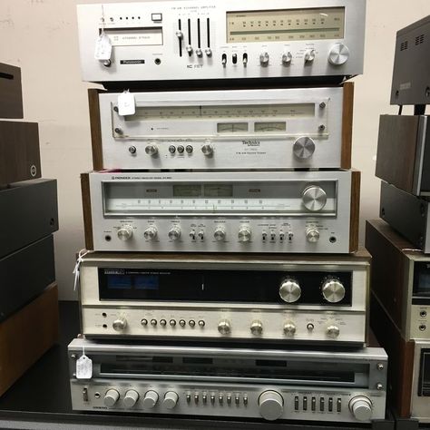 Visit Mort's to buy used stereo equipment or to sell what you no longer use. We specialize in vintage audio! Vintage Audio Equipment, Home Stereo Speakers, Stereo Equipment, Tv Vintage, Bucks County Pa, Audio Design, Stereo System, Audio Sound, Bucks County