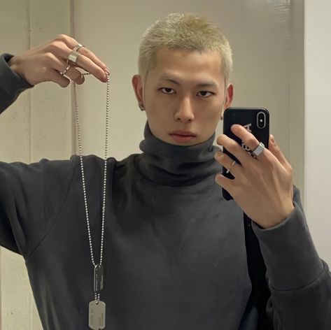 Buzzcut Asian Men, Korean Buzzcut, Silver Buzzcut, Asian Buzzcut Men, Asian Buzz Cut, Blonde Buzzcut Men, Blonde Buzzcut, Blonde Hair Korean, Buzz Cut For Men