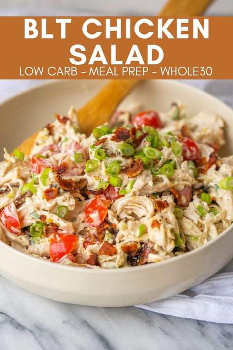 Low Carb Alternatives, Carbs Meals, Blt Chicken Salad, Blt Chicken, College Meal, Health Dinner, Keto Cooking, Foods Recipes, Keto Recipes Dinner