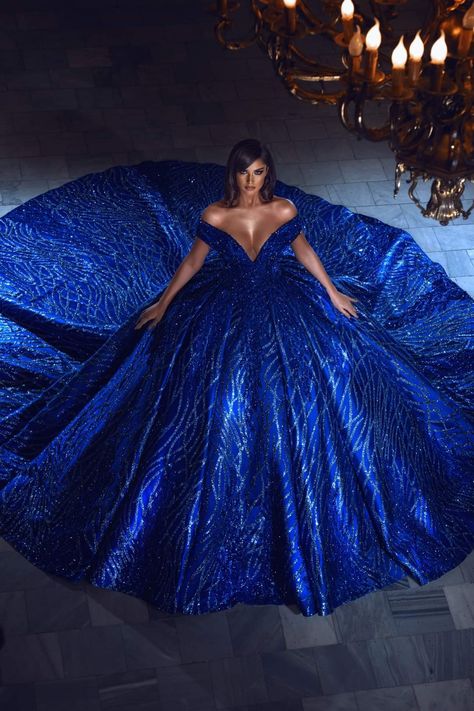 Royal Blue Wedding Dress, Dark Blue Ball Gown, Blue Bridal Gown, Debut Gown, Royal Blue Ball Gown, Blue Gown Dress, Blue Wedding Dress Royal, Oriola Marashi, Blue Ball Gown