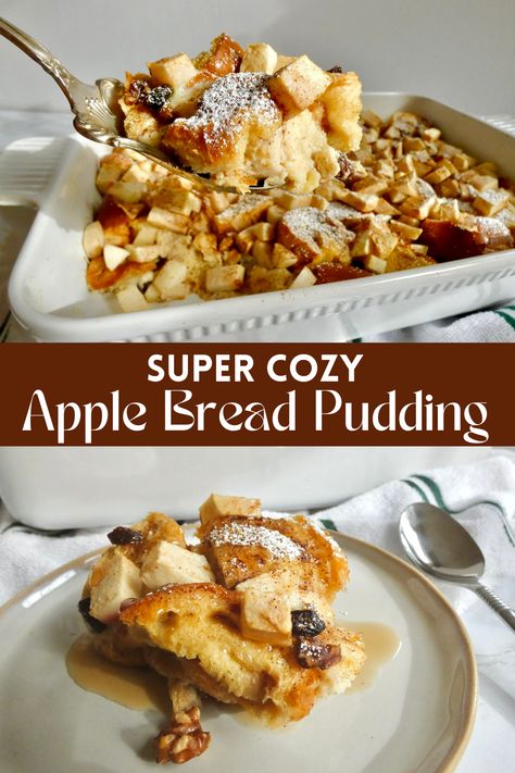 Apple Butter Bread Pudding, Apple Cider Bread Pudding, Apple Brioche Bread Pudding, Apple Fritter Bread Pudding, Apple Bread Pudding Crockpot, Bread Pudding Muffins, Sourdough Bread Pudding, Brioche Bread Pudding, Apple Bread Pudding