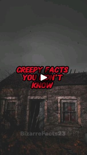 71K views · 8.8K reactions | ⚠️ Creepy facts ⚠️ you didn't know...😱

#scaryfacts #creepyfacts #didyouknow #weirdfacts #interestingfacts #facts #scary #creepy #creeper #bizarre #scaryreels #halloween #spooky #horror #terrifying #weird #bizarrefacts23 #reels ##reelsinstagram #instagramreels #facebookreels | Bizarre Facts Scary Videos, Scary Facts, Scary Gif, Creepy Facts, Bizarre Facts, Facts You Didnt Know, Scary Creepy, Very Scary, Halloween Spooky