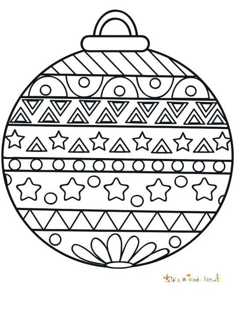 8 déc. 2018 - Free printable coloring pages suitable for toddlers and preschool and kindergarten kids to print and color. Lets go! Fall Kindergarten Crafts, Christmas Ornament Template, Christmas Mandala, Ornament Template, Christmas Stencils, Christmas Coloring Books, Printable Adult Coloring Pages, Christmas Classroom, Mandala Coloring Pages