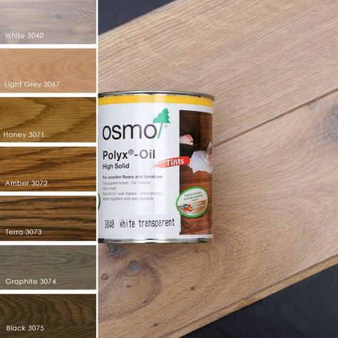 Osmo Oil Tints. #DirectWoodFlooring #DWF #WoodFlooring #EngineeredWoodFlooring#SolidWoodFlooring #LaminateFlooring #Laminate #Flooring#HardwoodFlooring #HomeDesigns #HomeInspiration #InteriorDesign Plank Flooring Ideas, Unfinished Wood Floors, Wide Plank Wood Flooring, Osmo Oil, Direct Wood Flooring, Parquet Design, Hardwood Floor Colors, Real Hardwood Floors, Wood Plank Flooring