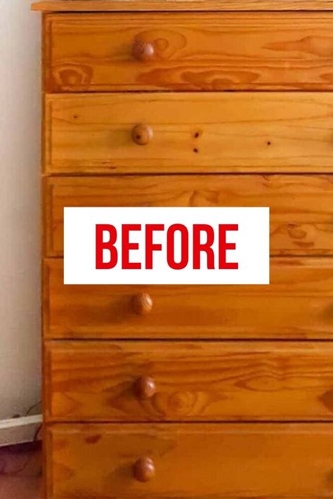 dresser upcycle before after Chester Drawers, Green Dresser, Pine Dresser, Dressers Makeover, Vintage Suitcases, Tall Dresser, Pine Furniture, Patio Diy, Painted Dresser