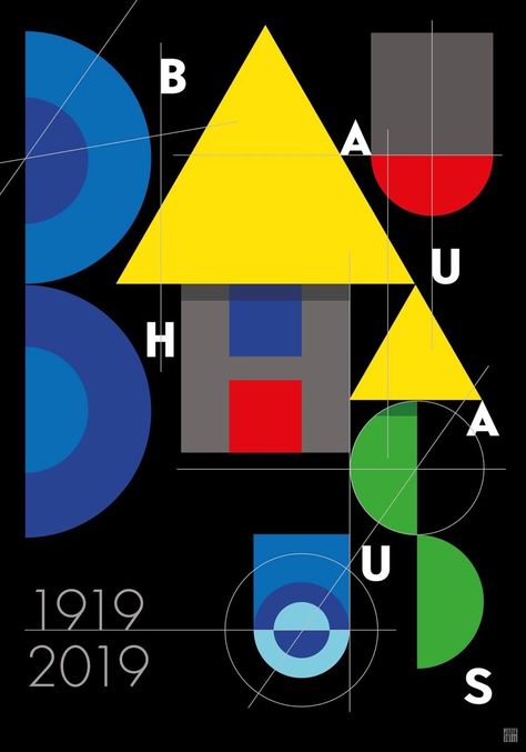 Creative Calligraphy, Graphic Design Magazine, Poster Creative, Calligraphy Inspiration, Typography Ideas, Best Typography, Alphabet City, Bauhaus Inspired, Bauhaus Movement