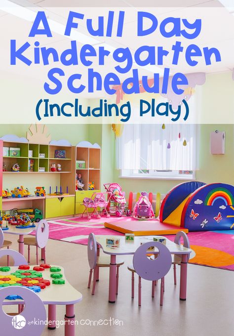 A Full Day Kindergarten Schedule that is filled with learning AND play. I am a huge advocate for play in the classroom. I am very blessed to teach in a place where play is not only supported but a part of every kindergarten classroom daily. This is our full day Kindergarten detailed schedule.    #teacherlife #teacheradvice #playfullearning #kindergartenteacher Ece Kindergarten Activities, A Day In Kindergarten, Visual Kindergarten Schedule, Learn Through Play Kindergarten, Play In Kindergarten, Kindergarten Play Based Learning, Kindergarten Class Schedule, Playdates Ideas, Kindergarten Daily Schedule