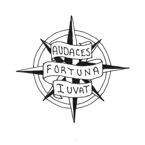 Fortune Favors the Bold by lokee77.deviantart.com on @deviantART Tattoo Quotes Latin, Quotes Latin, Be Brave Tattoo, Goddess Aesthetic, Fortune Favors The Bold, Greek Mythology Tattoos, Geometric Nature, Magic Tattoo, Mythology Tattoos