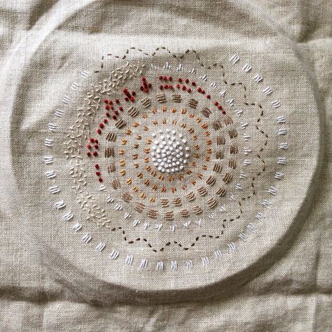 Stitch Journal, Day 343 Stitch Journal, Art Knitting, Hand Stitches, Feather Embroidery, Western Massachusetts, Abstract Embroidery, Textile Art Embroidery, Wool Quilts, Sashiko Embroidery