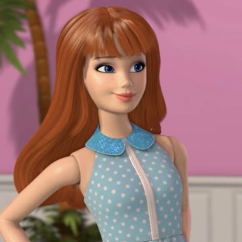 Midge Barbie Life In The Dreamhouse Icon, Barbie Life In The Dreamhouse Midge, Barbie Life In The Dreamhouse Icons, Redhead Pfp, Barbie Mood, Redhead Costume, Barbie Pfp, Midge Barbie, Barbie Life In The Dreamhouse