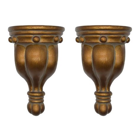 Free 2-day shipping. Buy Urbanest Rigaud Drapery Sconce (Set of 2) at Walmart.com Traditional Window Treatments, Curtain Rod Holders, Curtain Rod Hardware, Curtain Rod Brackets, Drapery Rods, Curtain Hardware, Rod Set, Rod Holder, Window Frames