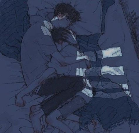 Laying Together Cuddling Couple Anime, Cute Couple Drawings, Cute Couple Art, Romantic Art, Couple Drawings, Couple Art, Anime Couples Drawings, الرسومات اللطيفة, Cute Anime Couples