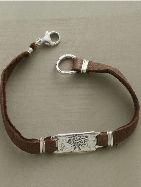 Leather Bracelet Tutorial, Suede Bracelet, Diy Leather Bracelet, Diy Armband, Leather Jewellery, Silverware Jewelry, Cord Jewelry, Spoon Jewelry, Leather Bracelets