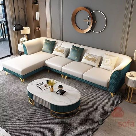 L Shaped Sofa Designs, Sofa Couch Design, Luxury Sofa Living Room, Latest Sofa Designs, Sofa Design Wood, Luxury Furniture Sofa, Luxury Sofa Design, Wooden Sofa Set Designs, Leather Sofa Living Room