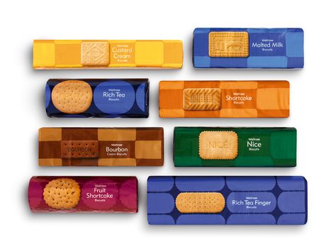 Waitrose Biscuit packaging. Designed by Turner Duckworth. Biscuit Packaging Ideas, Waitrose Packaging, Biscuits Packaging Design, Biscuit Packaging Design, Date Biscuits, Biscuit Design, Biscuit Packaging, Biscuits Packaging, Packaged Snacks